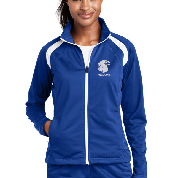 Sport-Tek® Ladies Tricot Track Jacket - Embroidered Logo Thumbnail