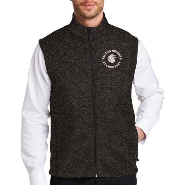 Port Authority ® Sweater Fleece Vest - Embroidered Logo Thumbnail