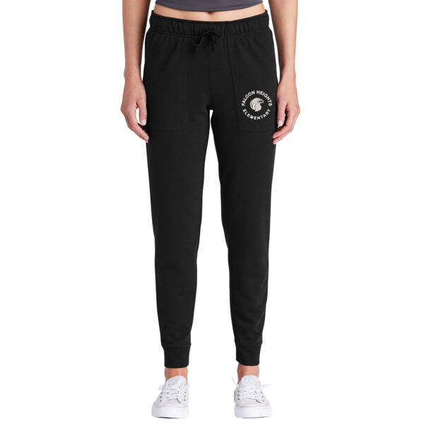 Sport-Tek ® Ladies PosiCharge ® Tri-Blend Wicking Fleece Jogger - Embroidered Logo Thumbnail