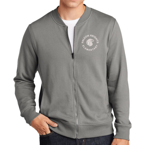 Sport-Tek® Lightweight French Terry Bomber - Embroidered Logo Thumbnail