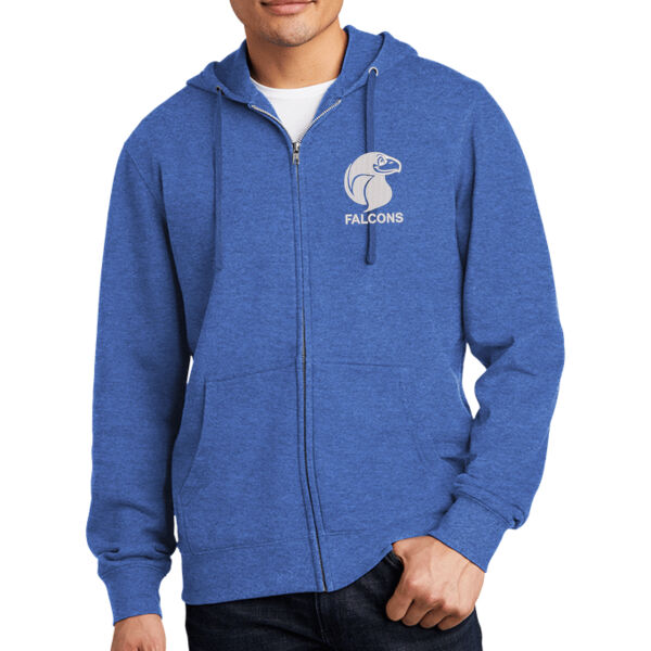District® V.I.T.™ Fleece Full-Zip Hoodie - Embroidered Logo Thumbnail
