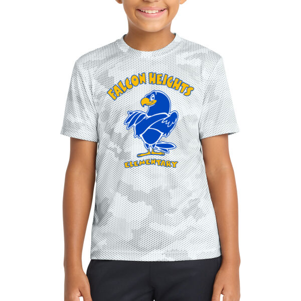 Sport Tek Youth CamoHex Tee - Printed Logo Thumbnail