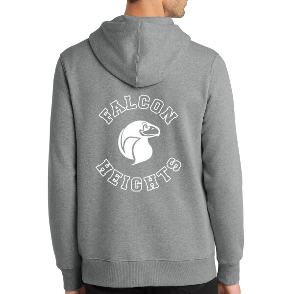District Perfect Weight Fleece Full-Zip Hoodie - Printed Logo Thumbnail