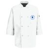 Eight Pearl Button Chef Coat with Thermometer Pocket Thumbnail