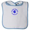 Infant Contrast Trim Terry Bib Thumbnail